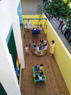 Preschool playground equipment
