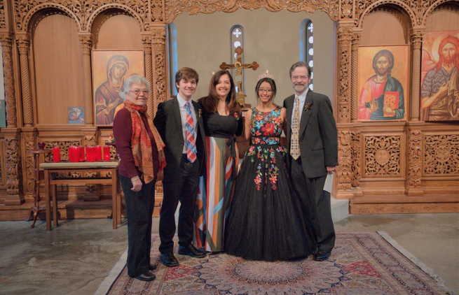 Quinceanera - Catherine with her family.