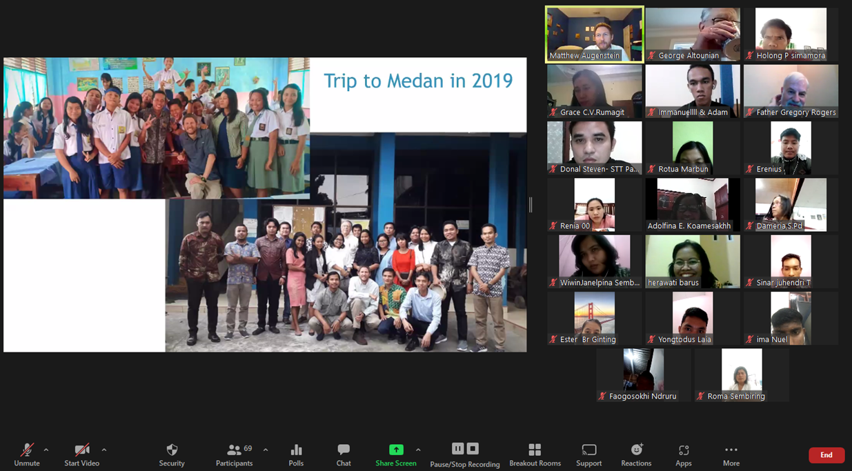 Virtual mission team in Indonesia
