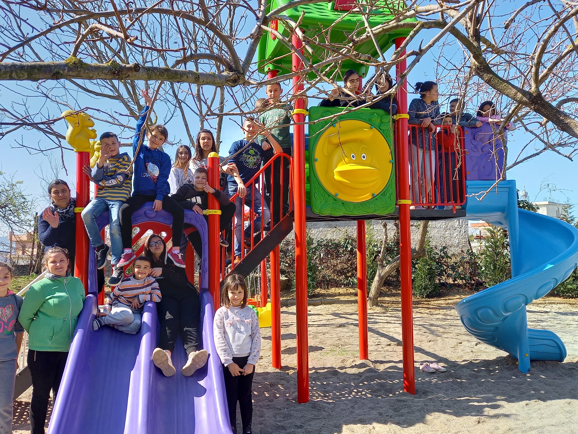 Children playing at the Home of Hope