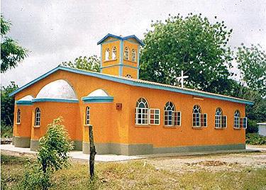 Orthodox church build near Lamu, Kenya