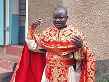 Orthodox mission priest in Ghana