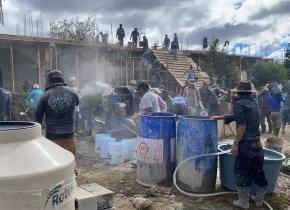 Seminary construction in Guatemala